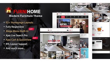 FurniHome - Furniture WooCommerce WordPress Theme | Themeforest Website Templates and Themes