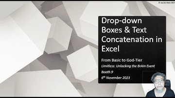 2023 Limitless Booth - Drop Down Boxes & Text Concatenation (Full Video)