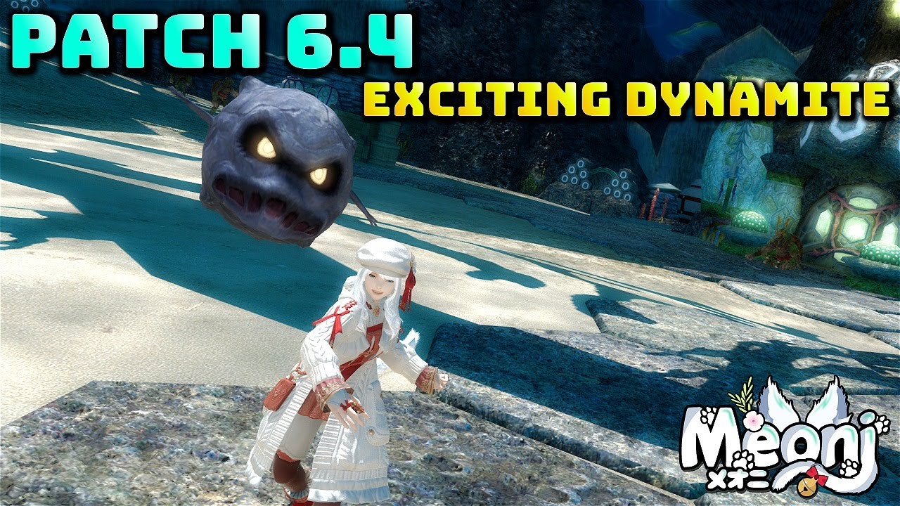 FFXIV Exciting Dynamite Minion 6.4 Treasure Maps YouTube