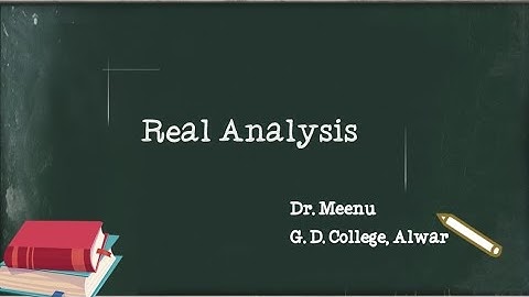 L-14: Real Analysis (Theorem on derived set and definitions of dense sets)