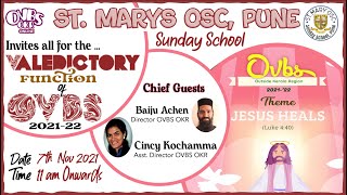 SMOSC Pune - OVBS- Valedictory Function 2021-22
