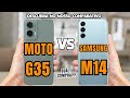 MOTO G35 5G  VS  SAMSUNG M14 5G COMPARATIVO, QUAL COMPRAR ? 📱 @canaldwn