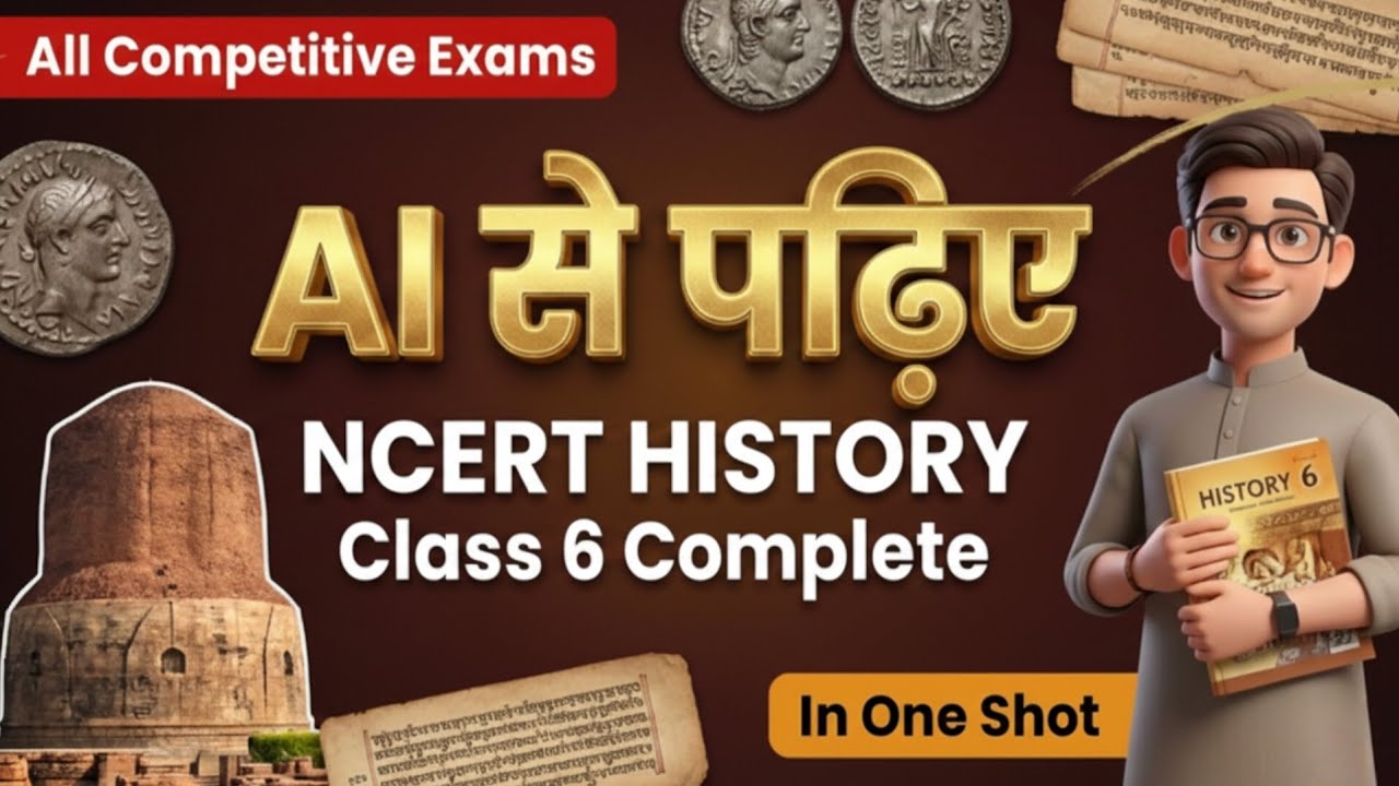 NCERT Class 6 History Full Course One Shot 2026 |प्राचीन भारत का संपूर्ण इतिहास (Full Book Revision)