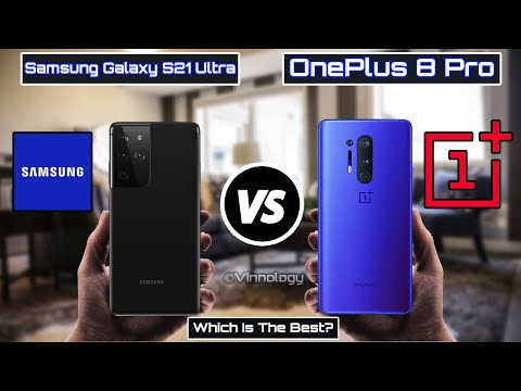 Samsung Galaxy S21 Ultra 5G Vs OnePlus 8 Pro | Quick Test | OnePlus 8 Pro Vs Samsung S21 Ultra