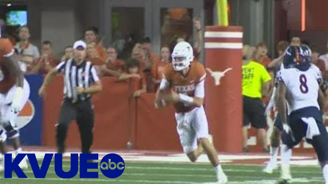 Longhorn QB Hudson Card Continues To Play Through Injury KVUE Win 