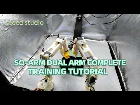 🤖 Train a Dual-Arm Robot with Human Demonstrations | SO-ARM + LeRobot