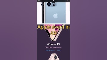 Apple event - October 18 in AR #shorts