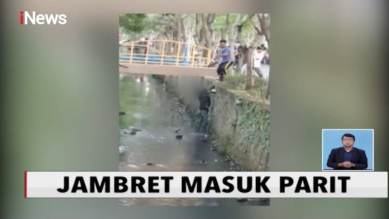 Berusaha Kabur, Seorang Jambret Tercebut ke Parit di Tangerang, Banten - iNews Siang 21/12