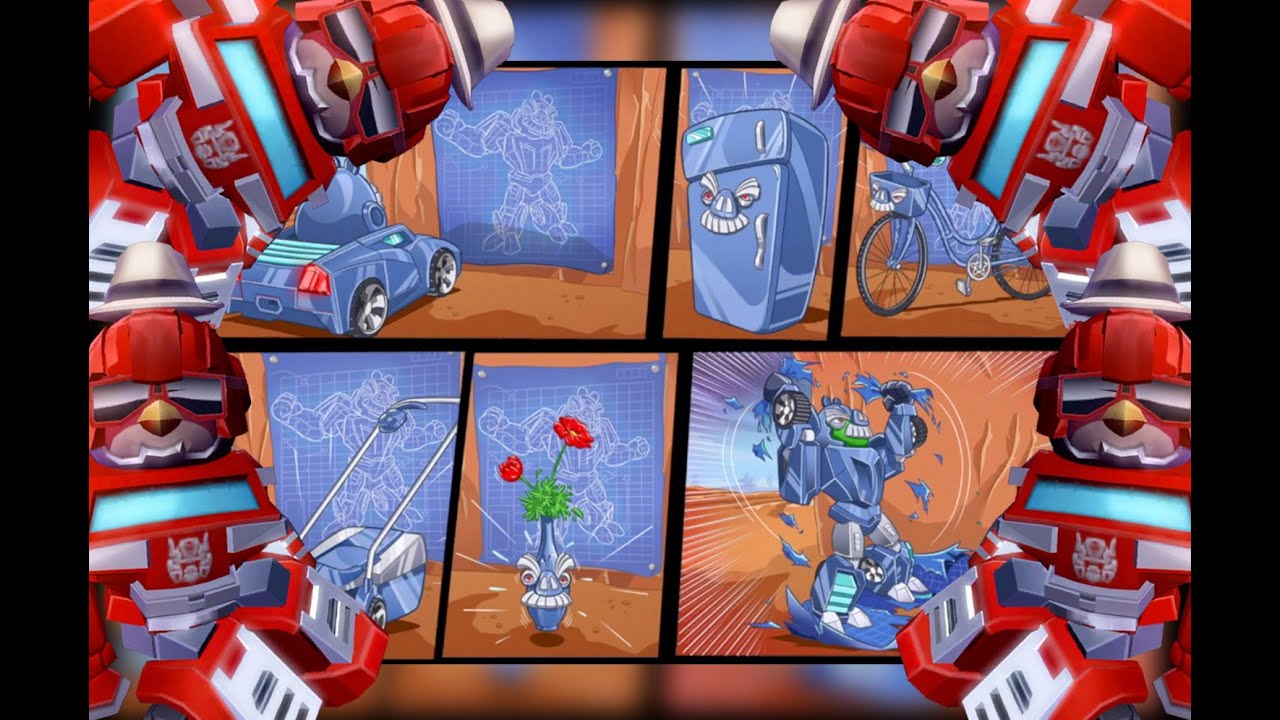 Angry Birds Transformers IRONHIDE Blast From the Past SPEEDSTERS