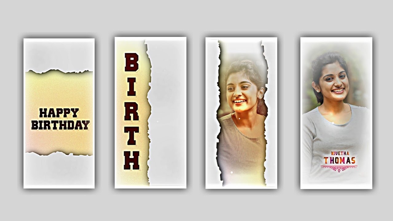 👌Best Birthday Video Editing in Alight motion Happy Birthday video