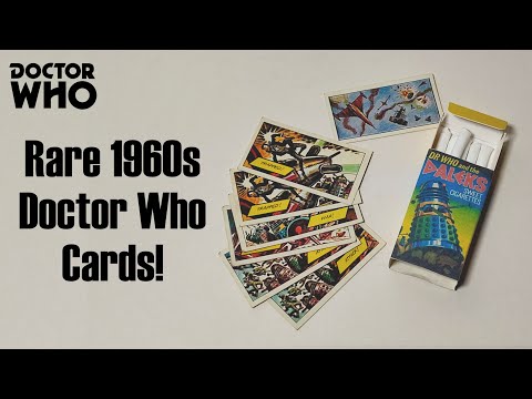 rare doctor who cards Rare Doctor Who 1960s Candy Cards!