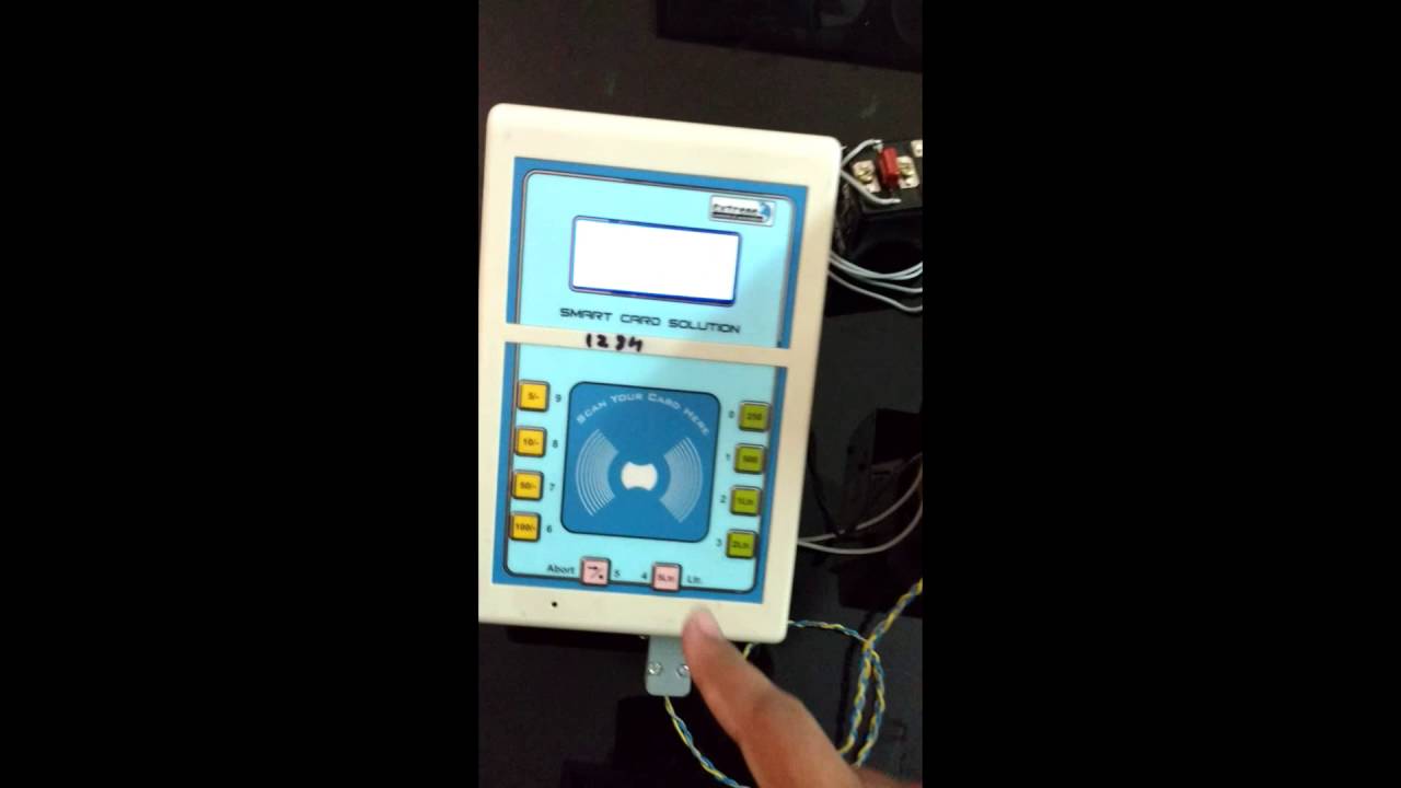 Milk & Water Vending control panel with rfid cum cash notes accepting