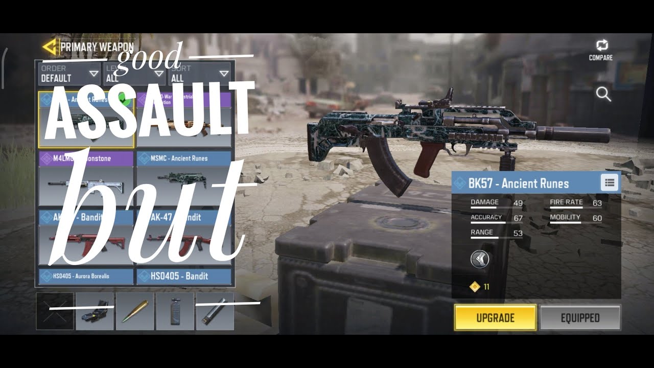 Call of duty mobile:BK57 Ancient runes skin - YouTube