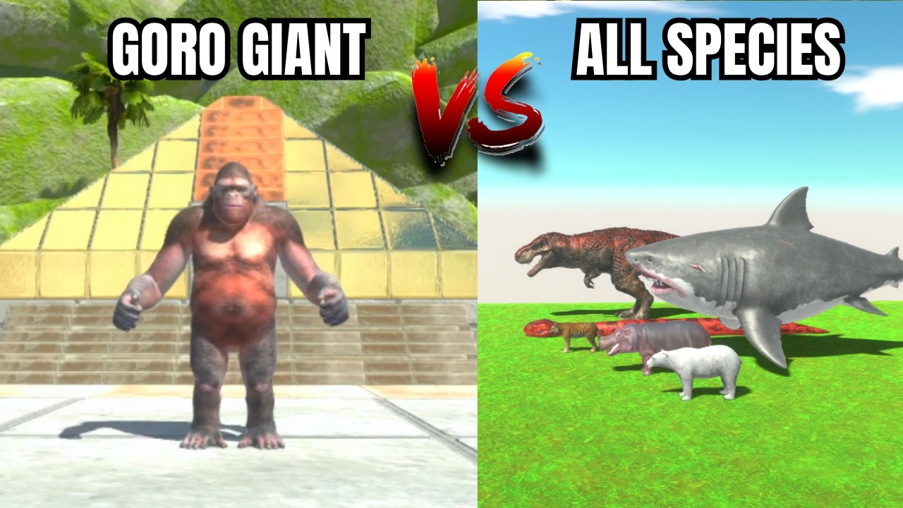 Goro Giant VS All Species FOREST WILL NEVER FORGET - Animal Revolt Battle Simulator