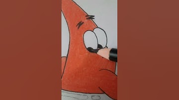 Spongebob Squerepants drawing patrick #shorts #cartoondrawing #patrick #spongebobsquarepants