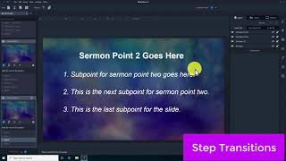 MediaShout 7 - Step Transitions