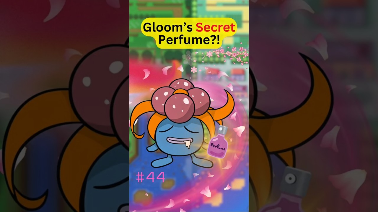 Gloom Smells Like WHAT?! 😷🔥 #pokemonanime #pokemonfacts #pokemon #shorts