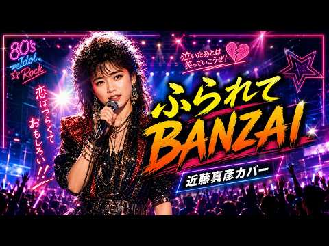 【女性が歌う】ふられてBANZAI／近藤真彦｜昭和80年代アイドルロックカバー