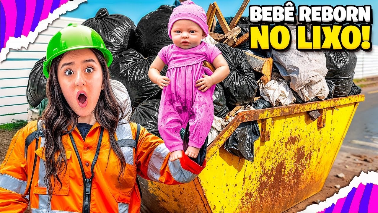 ENCONTREI UM BEBE REBORN NO LIXO ! *Não acreditei