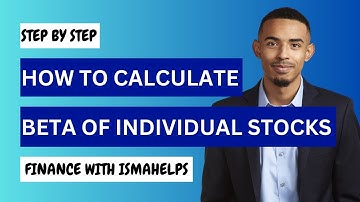 How to calculate the beta (β) of individual stocks in a portfolio (JP Morgan example)
