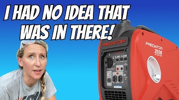 SECRET CLOGGED FUEL FILTER on a Predator generator inverter. Chickanic Quick Tip