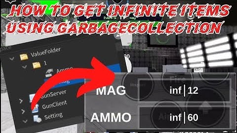 HOW TO EXPLOIT GARBAGE COLLECTION TO GET INFINITE ITEMS IN ROBLOX - Exploiting | 0:43