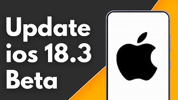 How to Update ios 18.3 Beta