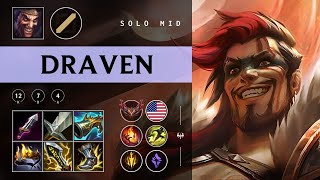 Draven Mid vs Syndra - NA Grandmaster Patch 25.24