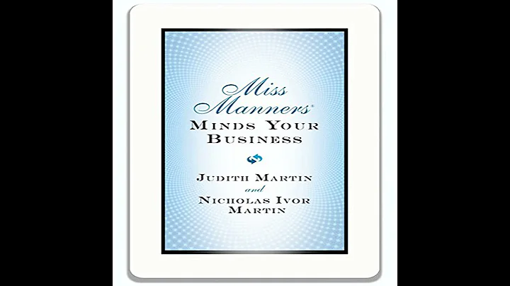 Miss Manners Minds Your Business Audiobook by Judith Martin