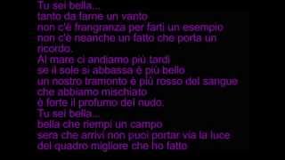Biagio Antonacci -Tu sei bella (testo) chords