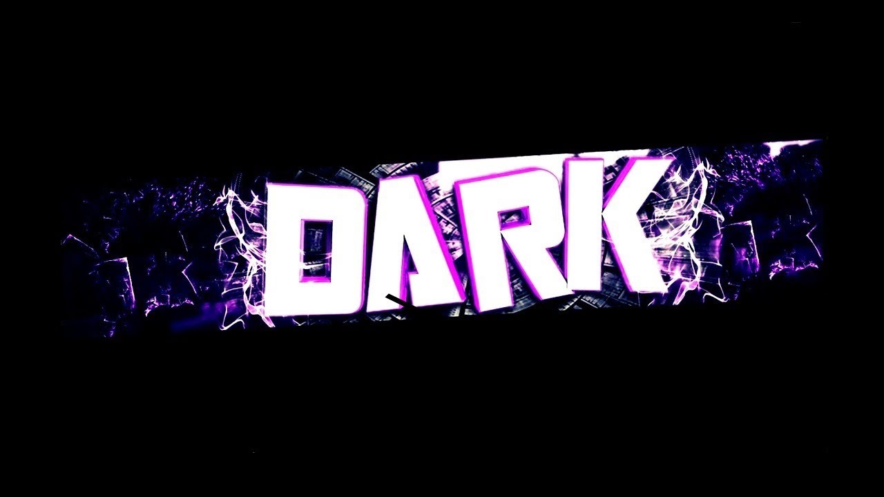 Ник для ютуба. Шапка для канала Dark. Аватарка с ником Dark. Имена для ютуба. Шапка для канала с надписью rendi.