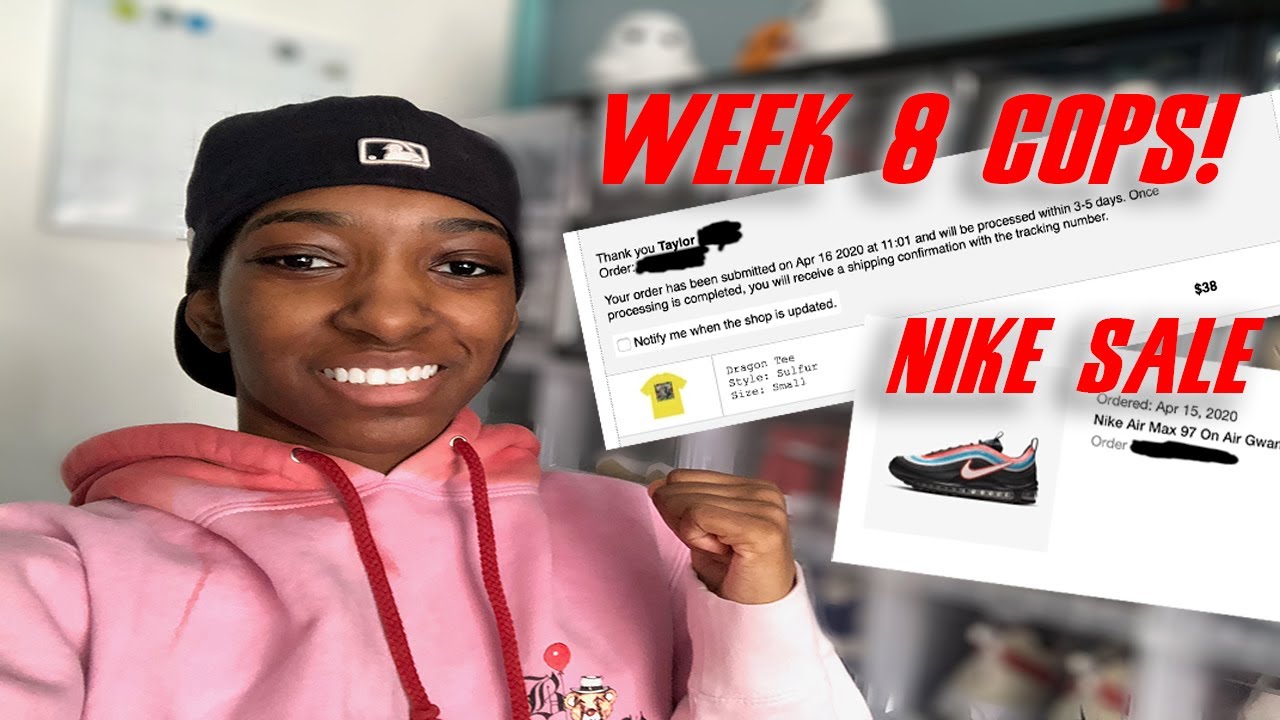 SUPREME SS20 WEEK 8 MANUAL CHECKOUT - SUPREME SPRING SUMMER TEES COP + HUGE NIKE RESTOCK COP