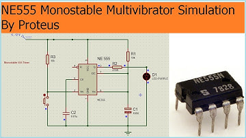 NE555 Monostable Multivibrator Simulation