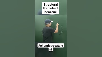Structural formula of benzene #shorts #chemistrycatalyst
