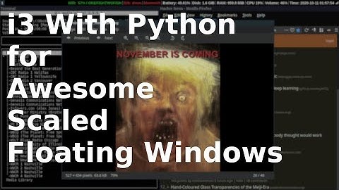 i3wm with Python for Awesome Floating Windows | i3 on Ubuntu Linux | Skywave Linux | Catbird Linux