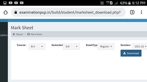 purnea university BA part 3 marksheet download kare online