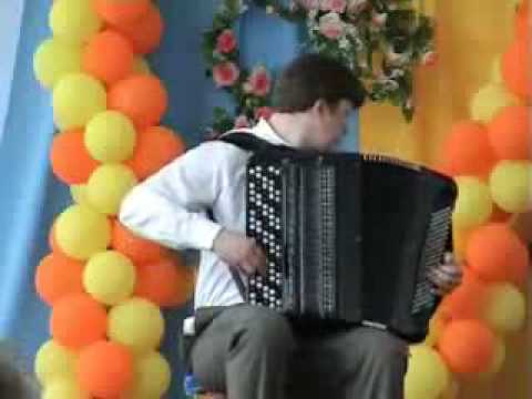 Kid Shreds on Accordion