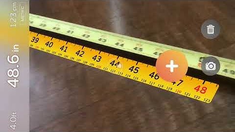 Air Measure app Demo - iOS 11 for Apple iPhone/iPad Augment Reality (AR)