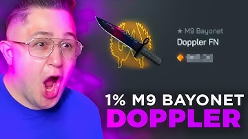 THE 1% M9 BAYONET DOPPLER UNBOXING!!! (Clash.gg)