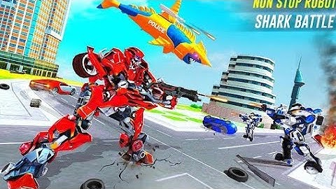 Optimus 🤗 Prime Multiple Transformation Jet Robot Car Game 2020 - android gameplay #3