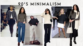 90's Minimalism | Outfit Ideas from my Capsule Wardrobe Inspired by the 90's Fashion Icons