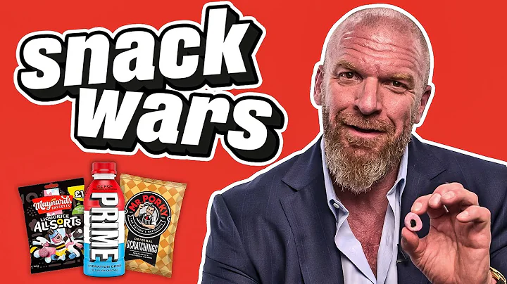 Triple H Tries Logan Paul's Prime For The First Time| Snack Wars | @LADbible