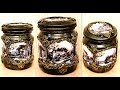 DIY/ Amazing glass jar decoration / Decoupage on glas /Home decor