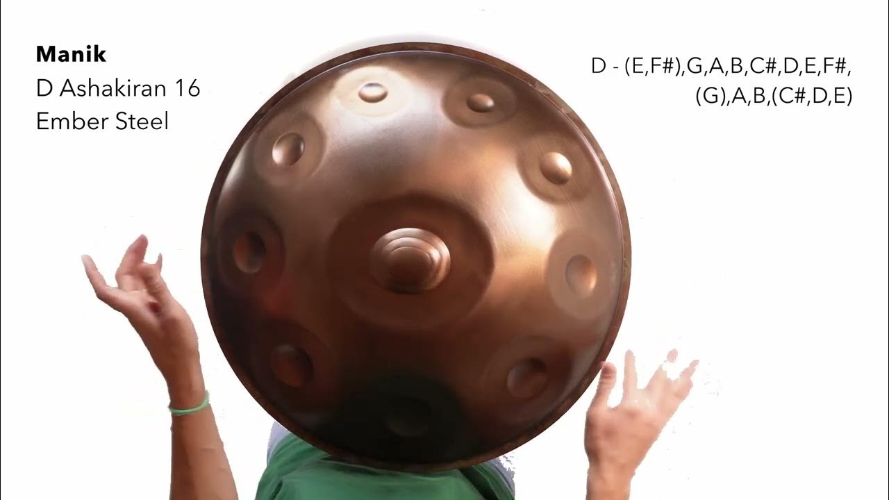 Manik Handpan D Ashakiran 16 Ember Steel YouTube