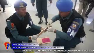 Olah TKP Pembunuhan oleh Pom Lantamal IX