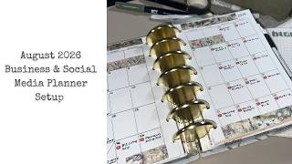 August 2026 Business & Social Media Setup || using Cocoa Daisy Along the Path Sub