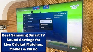 Best Samsung Smart TV Sound Settings for Live Sports, Movies & Music