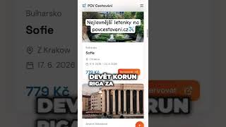 Nejlevnější letenky, průvodce a tipy najdeš na webu povcestovani.cz #fyp #levneletenky #travel