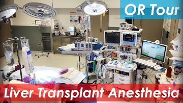 Liver transplant anesthesia - operating room tour