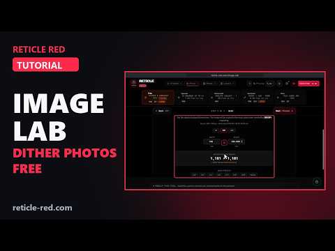 Dither a Photo for Your Laser and Tile Big Art, Free video thumbnail